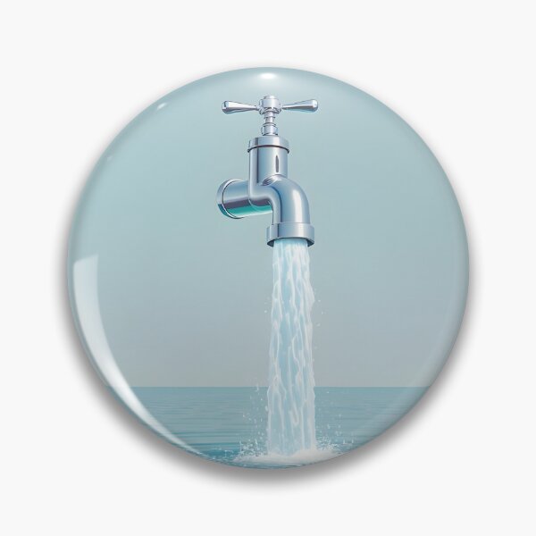 Item preview, Surreal Ocean Faucet Minimalist Conceptual Art designed and sold by Glitchart66.