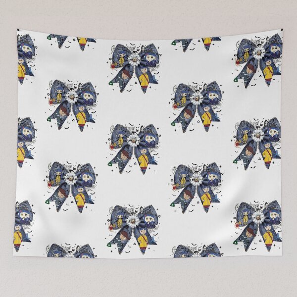 Item preview, Coraline Spooky Cute Ribbon Collage designed and sold by Bomebomst.