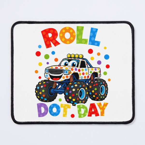 Item preview, Roll Into Dot Day Colorful Monster Truck Polka Dot designed and sold by aless-gilligzx.
