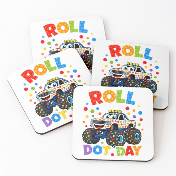 Item preview, Roll Into Dot Day Colorful Monster Truck Polka Dot designed and sold by aless-gilligzx.