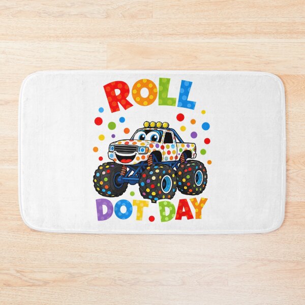 Item preview, Roll Into Dot Day Colorful Monster Truck Polka Dot designed and sold by aless-gilligzx.