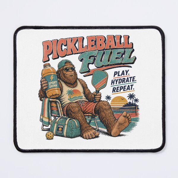 Item preview, Bigfoot Playing Pickleball Funny Sasquatch Shirt designed and sold by Hudu135.