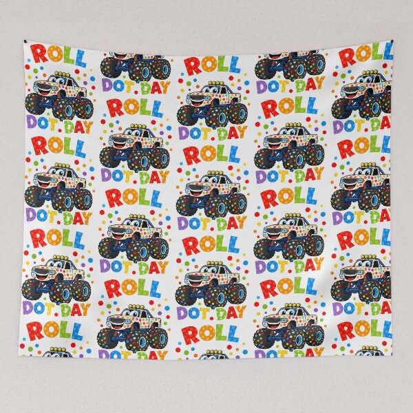 Item preview, Roll Into Dot Day Colorful Monster Truck Polka Dot designed and sold by aless-gilligzx.