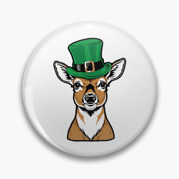 Item preview, St. Patrick'S Grace Deer Elegance In A Green Leprechaun Hat designed and sold by aless-gilligzx.