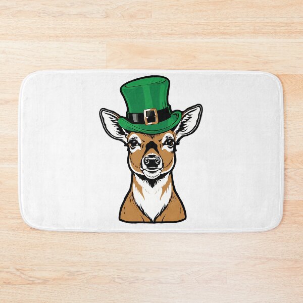 Item preview, St. Patrick'S Grace Deer Elegance In A Green Leprechaun Hat designed and sold by aless-gilligzx.