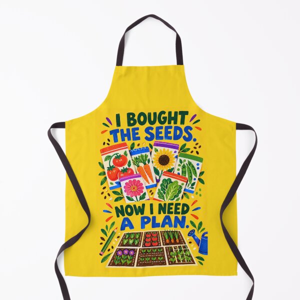 Item preview, I Bought the Seeds Now I Need a Plan – Funny Garden Planning Notebook designed and sold by astersgraphics.