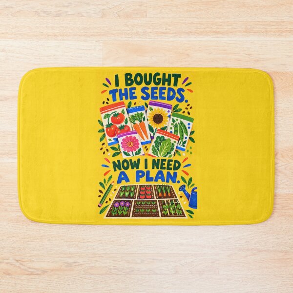 Item preview, I Bought the Seeds Now I Need a Plan – Funny Garden Planning Notebook designed and sold by astersgraphics.