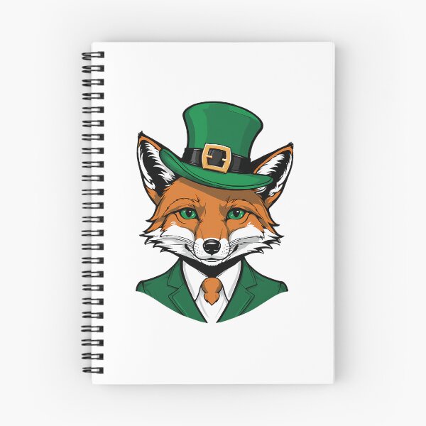 Item preview, Whiskered Luck St. Patrick'S Fox With Green Leprechaun Hat designed and sold by aless-gilligzx.