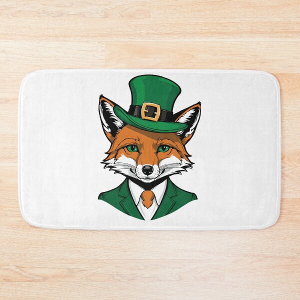 Item preview, Whiskered Luck St. Patrick'S Fox With Green Leprechaun Hat designed and sold by aless-gilligzx.