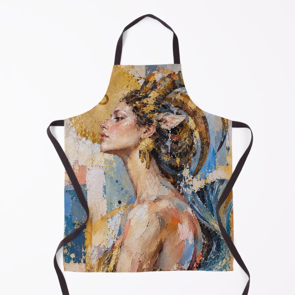 Item preview, Capricorn Woman Painting – Celestial Astrology Art designed and sold by GalleryKauffeld.