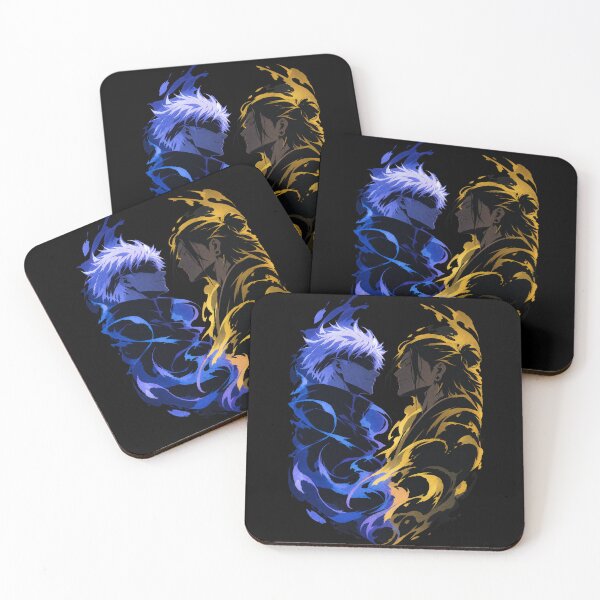 Item preview, Gojo and Geto Silhouette Poster – Jujutsu Kaisen Art designed and sold by · GAMING SOUL ·.