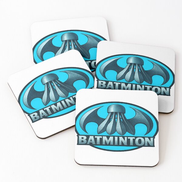 Item preview, BATMINTON Logo – Bat & Shuttlecock Mashup designed and sold by simplehcity.