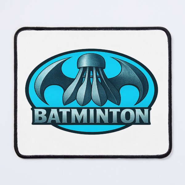 Item preview, BATMINTON Logo – Bat & Shuttlecock Mashup designed and sold by simplehcity.