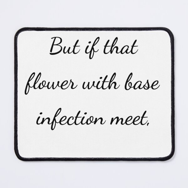 Item preview, “But if that flower with base infection meet,” - handwriting black designed and sold by ariksworld.