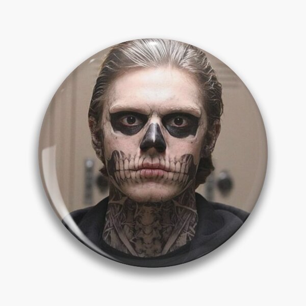 Item preview, American Horror Story Tate Langdon Skull face designed and sold by fandomtrash97.