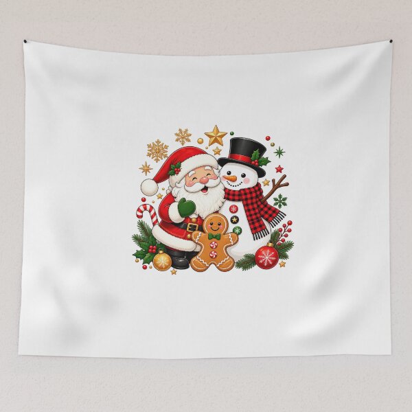 Item preview, Santa Snowman Christmas designed and sold by NgumohaLanke.