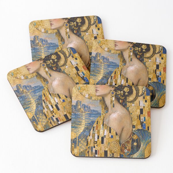 Item preview, Capricorn Woman Painting – Celestial Astrology Art designed and sold by GalleryKauffeld.