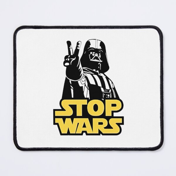 Item preview, Star Wars Darth Vader Stop Wars Parody designed and sold by MillieRhodes.
