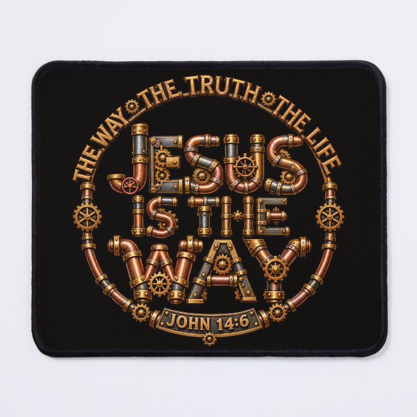 Item preview, Jesus is the Way, the Truth, and the Life, Christian Steampunk Style designed and sold by TheBibleStop.