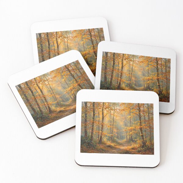 Item preview, Impressionist Autumn Forest  designed and sold by Late Theory.
