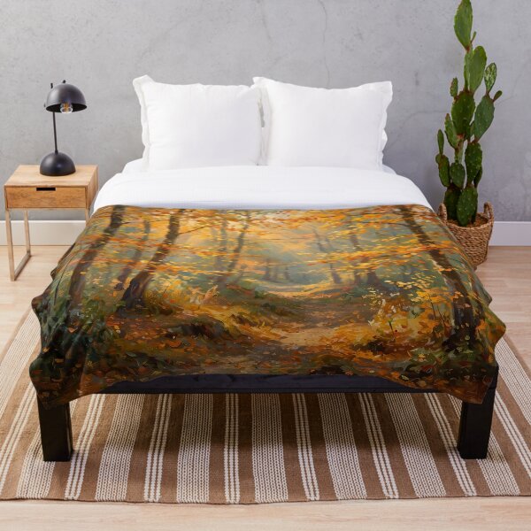 Item preview, Impressionist Autumn Forest  designed and sold by Late Theory.