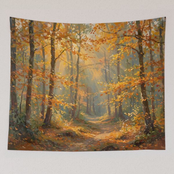 Item preview, Impressionist Autumn Forest  designed and sold by Late Theory.
