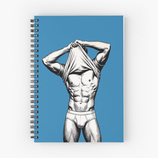 Item preview, Vintage Ink Fitness Muscular Man – Classic Comic Style designed and sold by gayishdesign.
