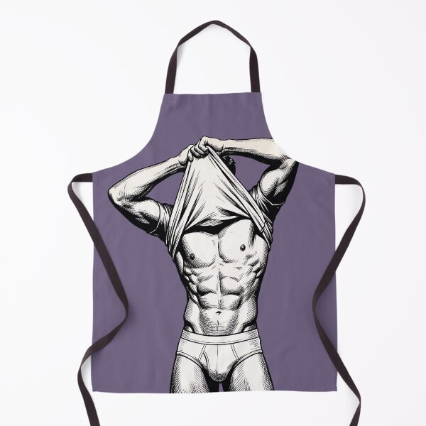 Item preview, Vintage Ink Fitness Muscular Man – Classic Comic Style designed and sold by gayishdesign.