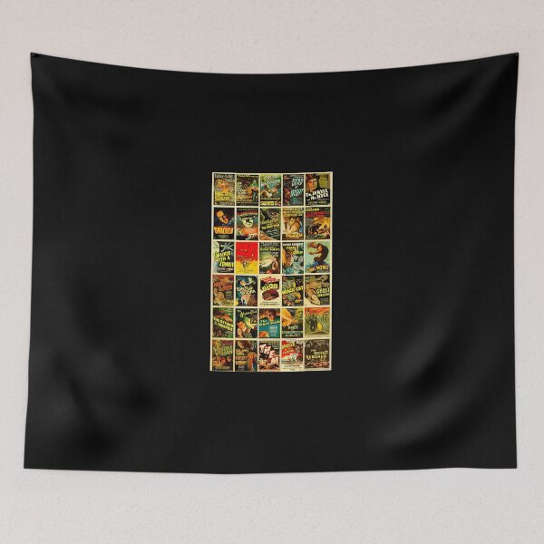 Item preview, Classic Vintage Horror Movie Posters Collage designed and sold by KylaHyatts.