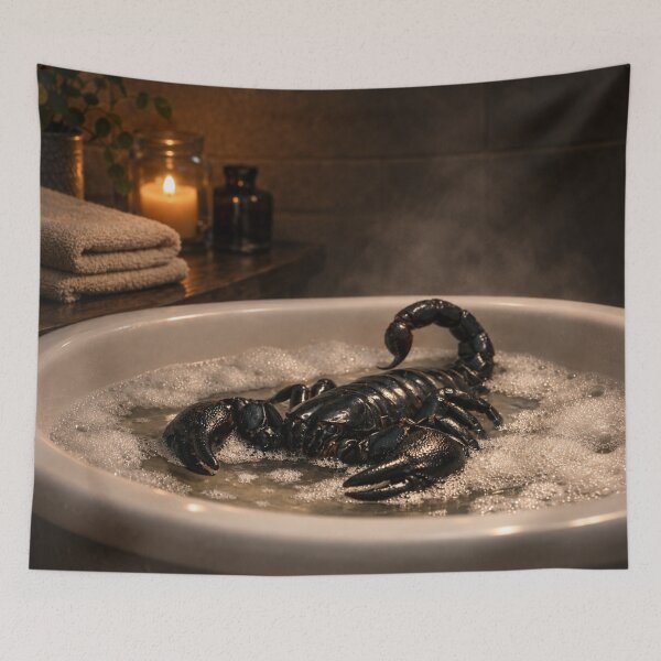 Item preview, Asian Forest Scorpion Bathtub designed and sold by Sillytoe.