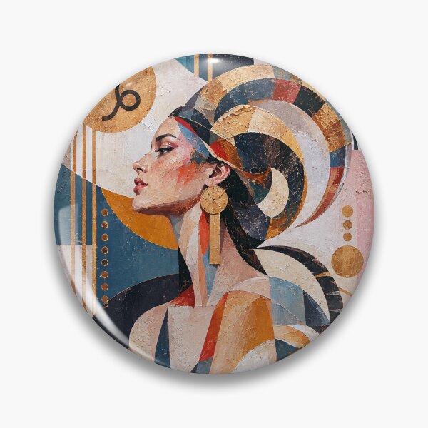 Item preview, Capricorn Woman Painting – Celestial Astrology Art designed and sold by GalleryKauffeld.