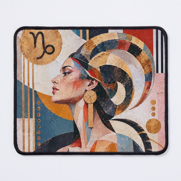 Item preview, Capricorn Woman Painting – Celestial Astrology Art designed and sold by GalleryKauffeld.