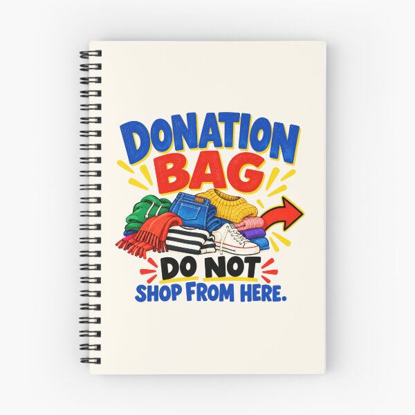 Item preview, Donation Bag – Do Not Shop From Here Funny Decluttering Tote designed and sold by astersgraphics.