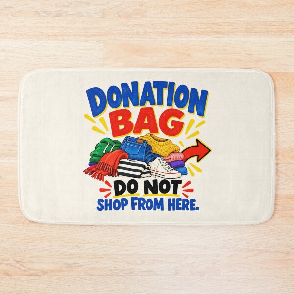 Item preview, Donation Bag – Do Not Shop From Here Funny Decluttering Tote designed and sold by astersgraphics.