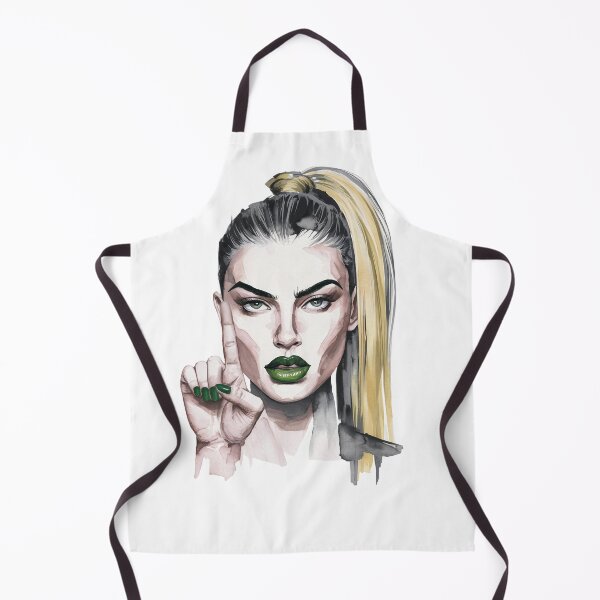 Item preview, Green Lipstick Fashion Woman Finger Gesture Art designed and sold by Veganizer.art.