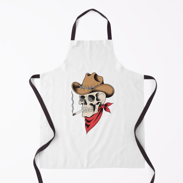Item preview, Cowboy Skull with Western Hat, Bandana and Cigar designed and sold by Snifferius.