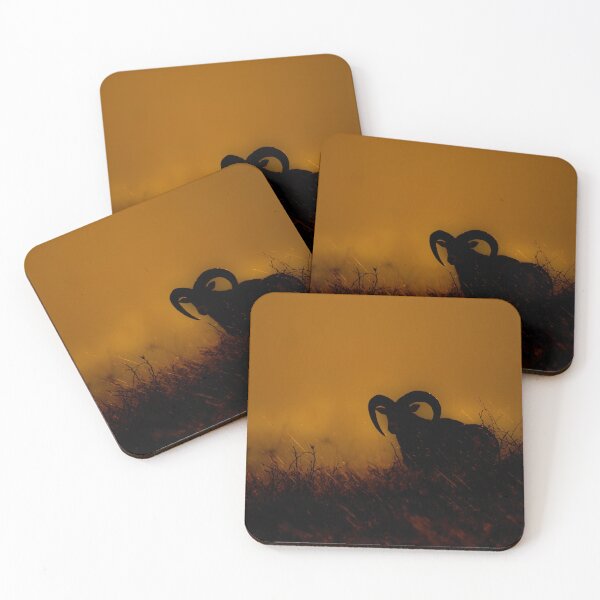 Item preview, Mouflon Silhouette at Golden Dusk designed and sold by gabormedve.
