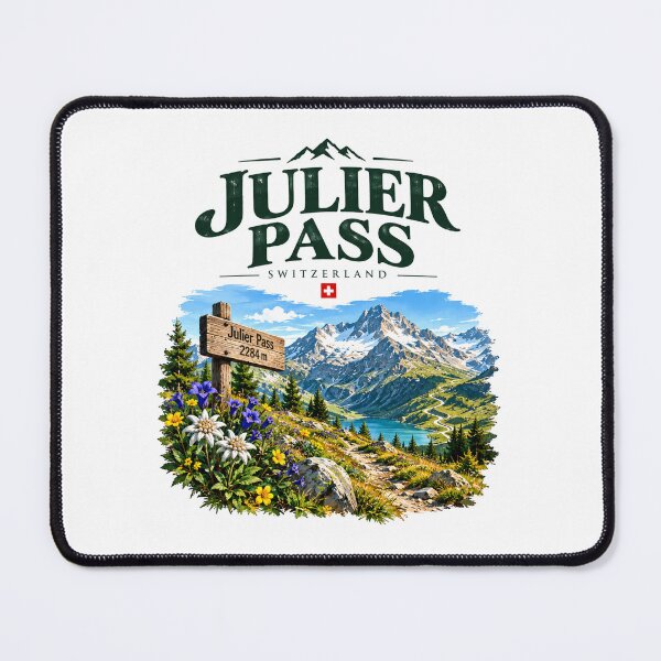 Item preview, Julier Pass Switzerland | Swiss Alps Mountain Travel Art designed and sold by Mathias Yakubu Design.