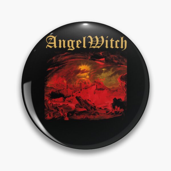 Item preview, Golden Old English Lettering Infernal Landscape designed and sold by Samanthane.