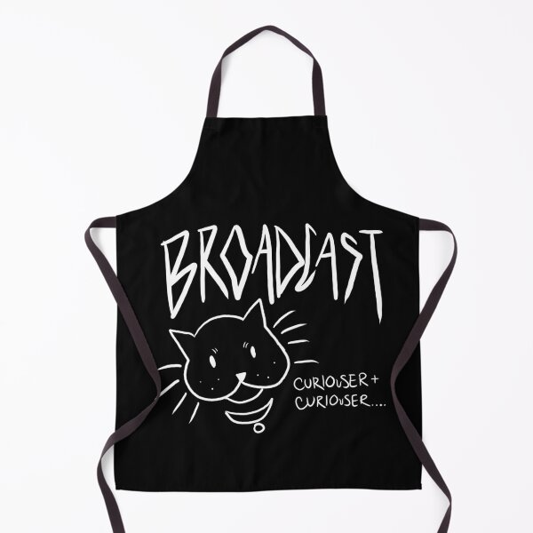 Item preview, Curious Cat White Line Sketch Typography designed and sold by AglaeLowe.