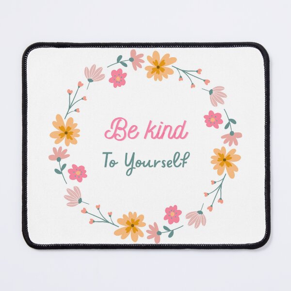 Item preview, Be Kind To Yourself Floral Design / كن لطيفًا مع نفسك – تصميم زهري ملو designed and sold by moon2020m.