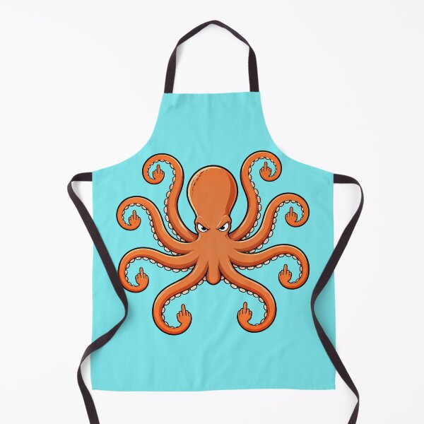Item preview, Angry Octopus middle Fingers designed and sold by Ribeiro-Art.