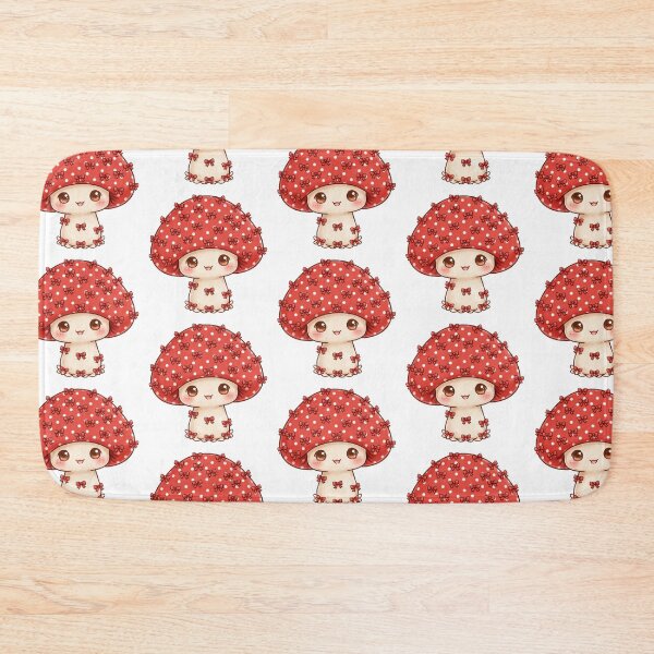 Item preview, Cute mushroom with small red bows designed and sold by priyankajustine.
