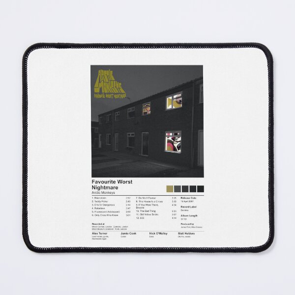 Item preview, Arctic Monkeys - Favourite Worst Nightmare (Album Poster) designed and sold by curseofkazar.