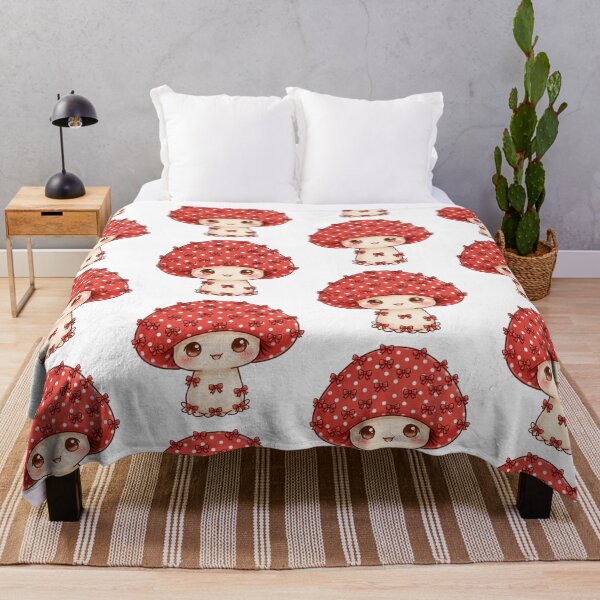 Item preview, Cute mushroom with small red bows designed and sold by priyankajustine.