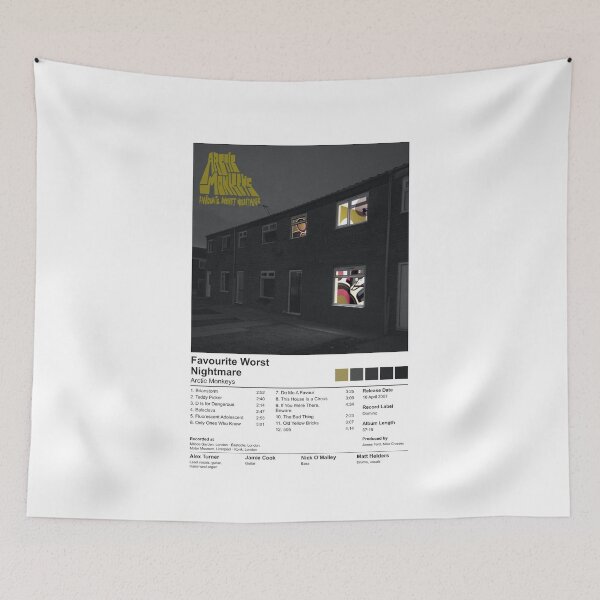 Item preview, Arctic Monkeys - Favourite Worst Nightmare (Album Poster) designed and sold by curseofkazar.