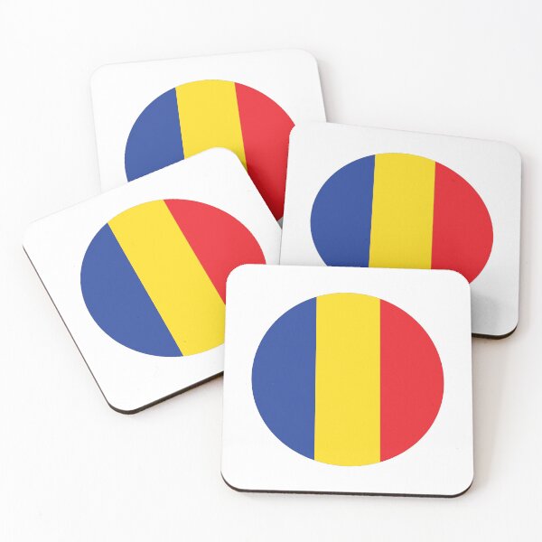 Item preview, Romania round flag designed and sold by tony4urban.