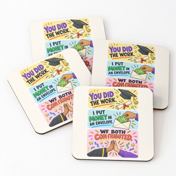 Item preview, Funny Graduation Money Card – You Did the Work, I Put Money in an Envelope designed and sold by astersgraphics.