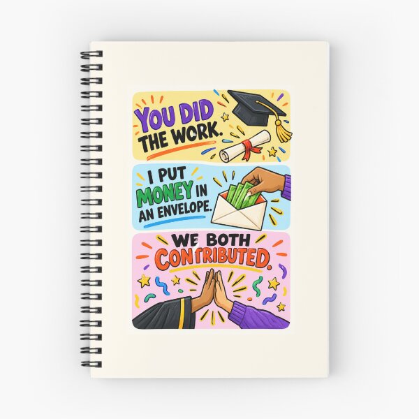 Item preview, Funny Graduation Money Card – You Did the Work, I Put Money in an Envelope designed and sold by astersgraphics.