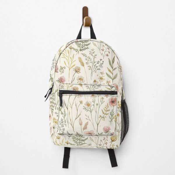 Item preview, Delicate Watercolor Wildflowers Cottagecore Seamless Pattern designed and sold by ShivCraftStudio.